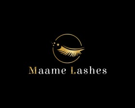 Logo Design entry 2504831 submitted by Nish to the Logo Design for Maame Lashes run by maameg