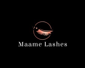Logo Design Entry 2503809 submitted by Nish to the contest for Maame Lashes run by maameg