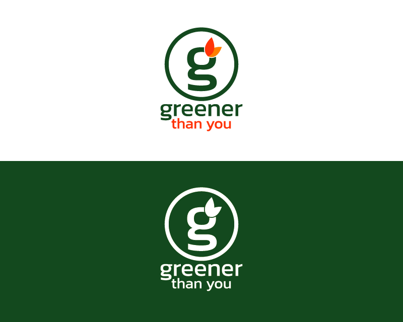 Logo Design entry 2506687 submitted by ranggarief to the Logo Design for Greener Than You run by greenerthanyou