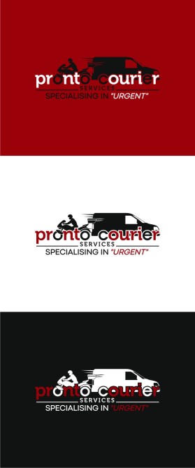 Logo Design entry 2506030 submitted by Deki to the Logo Design for Pronto Courier Services run by ken_motorcycle