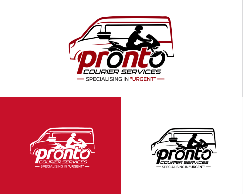 Logo Design entry 2506606 submitted by SATRI to the Logo Design for Pronto Courier Services run by ken_motorcycle