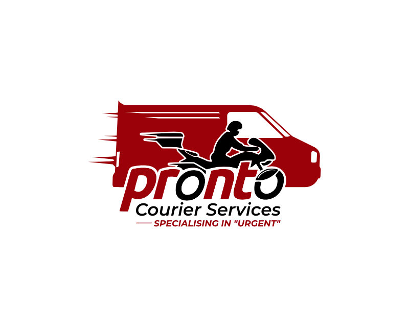 Logo Design entry 2510560 submitted by aldi123 to the Logo Design for Pronto Courier Services run by ken_motorcycle