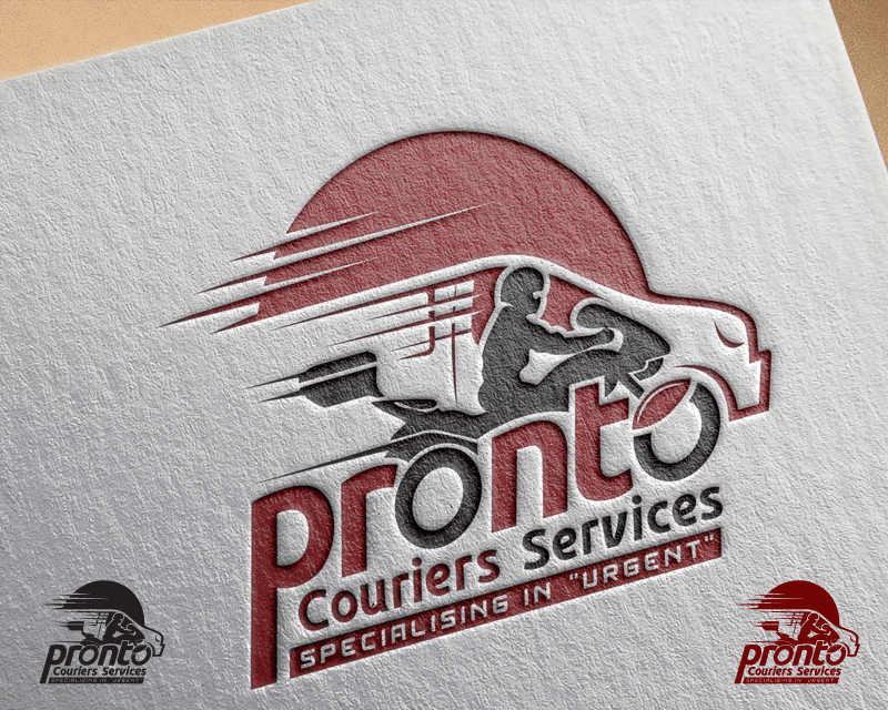 Logo Design entry 2506606 submitted by ekowahyu to the Logo Design for Pronto Courier Services run by ken_motorcycle
