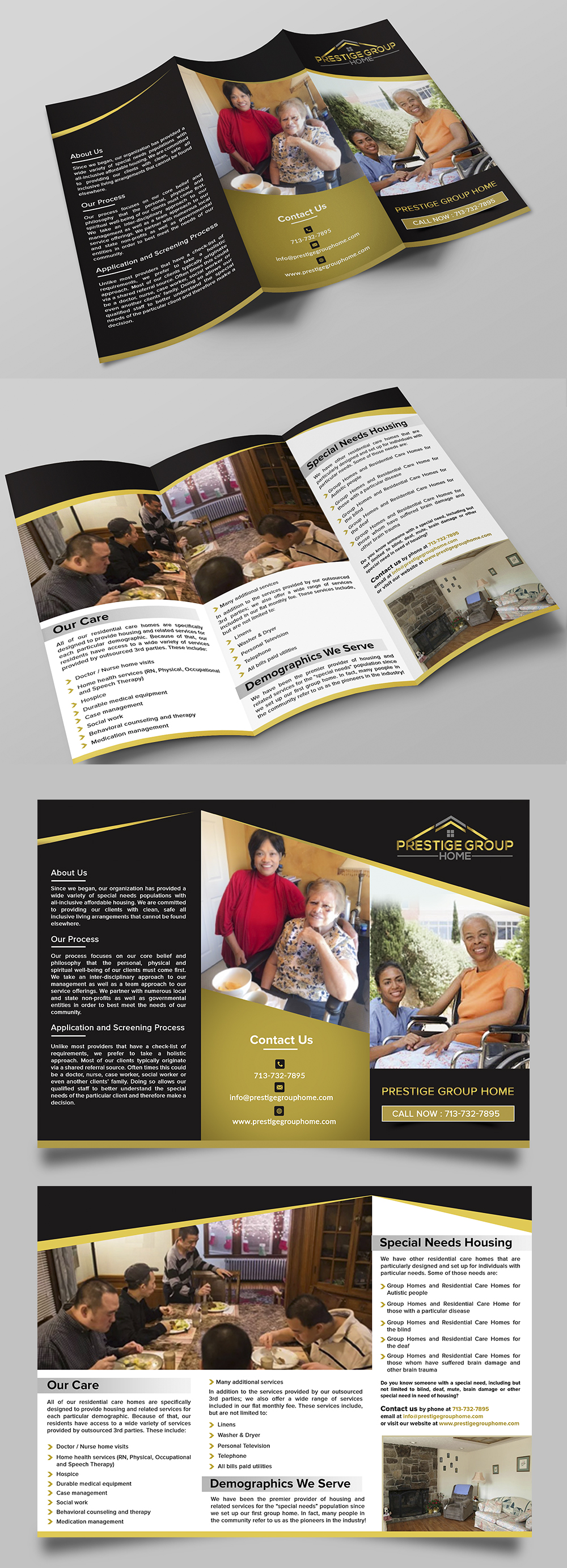 A similar Brochure Design submitted by quimcey to the Brochure Design contest for U.S. Frame and Mirror by USFrame1