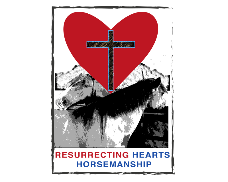 Logo Design entry 2506824 submitted by BettyBee131 to the Logo Design for Resurrecting Hearts Horsemanship run by RezHeartsHorses