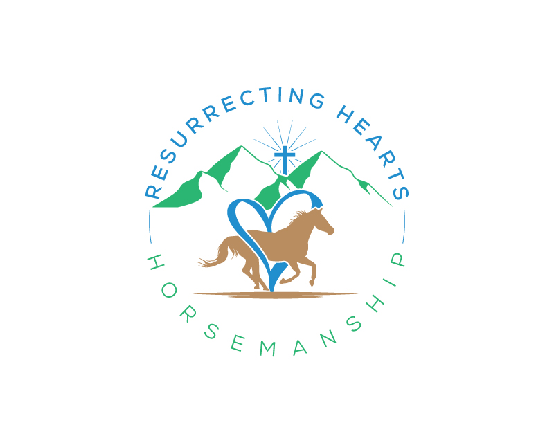 Logo Design entry 2506093 submitted by ninjadesign to the Logo Design for Resurrecting Hearts Horsemanship run by RezHeartsHorses