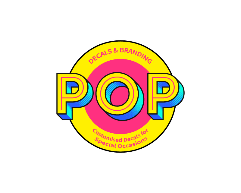 Logo Design entry 2514278 submitted by rebelsdesign to the Logo Design for POP Decals & Branding run by POPDandB