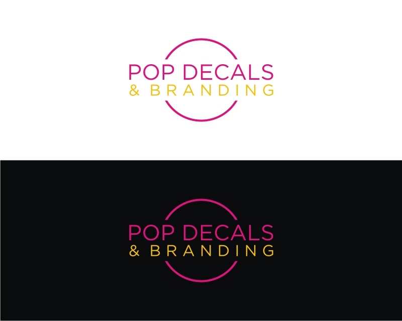 Logo Design entry 2507037 submitted by terbang to the Logo Design for POP Decals & Branding run by POPDandB