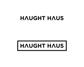 Logo Design entry 2506626 submitted by eli305 to the Logo Design for Haught Haus run by bkfla1
