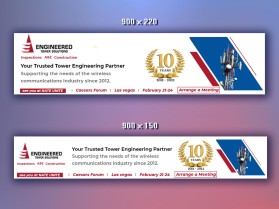 Banner Ad Design Entry 2515767 submitted by tanvir222000 to the contest for Engineered Tower Solutions run by jmustarde