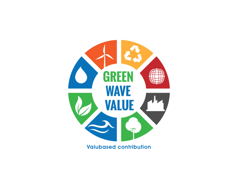 Logo Design entry 2518254 submitted by tiyasha to the Logo Design for Green Wave Value run by Norsk