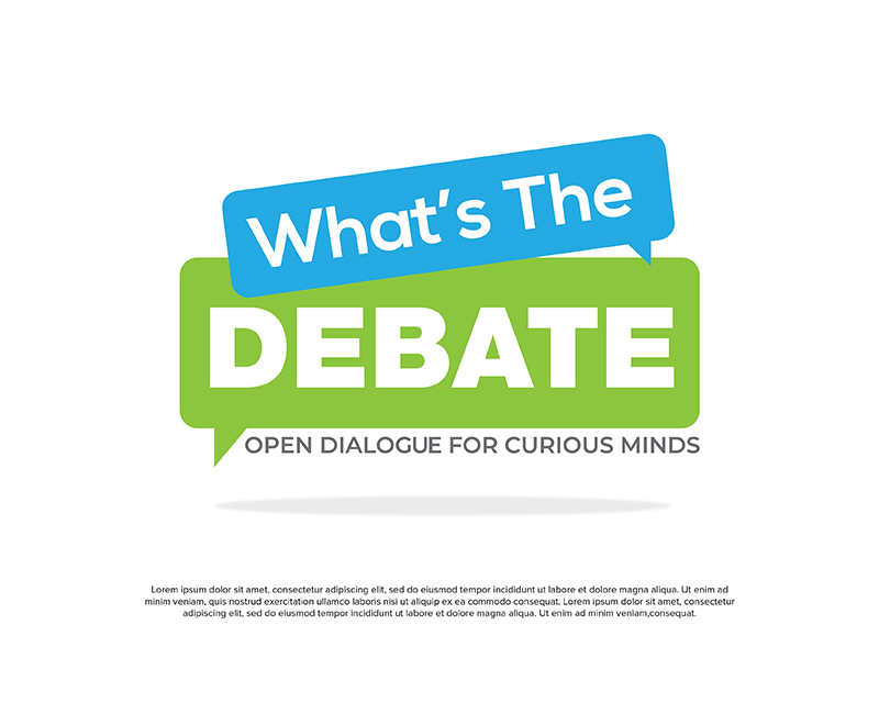 Logo Design entry 2519904 submitted by Mirza to the Logo Design for What's The Debate run by tkrueger