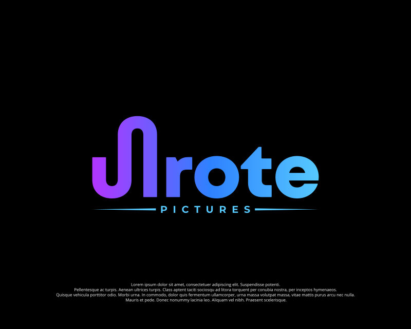 Logo Design entry 2520126 submitted by Adi Dwi Nugroho to the Logo Design for UnRote Pictures run by courtney@flowmedia.com