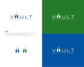 Logo Design Entry 2517040 submitted by ndaru_ to the contest for Vault Self Storage run by violiv1