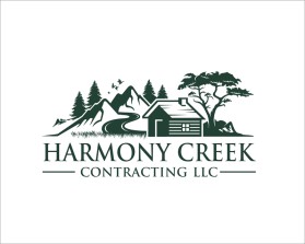 Logo Design entry 2521755 submitted by Luku to the Logo Design for Harmony Creek Contracting LLC run by HarmonyCreek