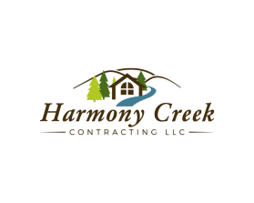 Logo Design entry 2521260 submitted by KURAMO to the Logo Design for Harmony Creek Contracting LLC run by HarmonyCreek