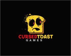 Logo Design Entry 2523287 submitted by robertdc to the contest for CursedToast Games run by CursedToast