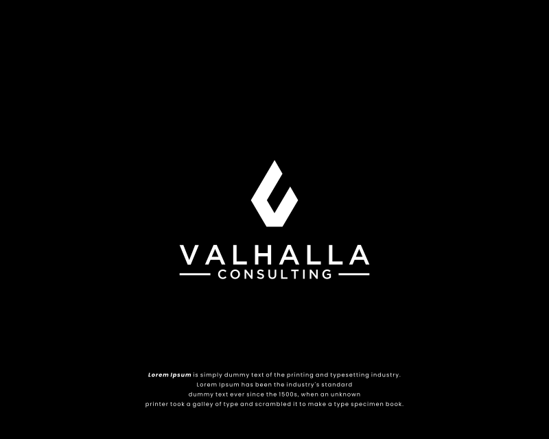 Logo Design entry 2533896 submitted by manaf to the Logo Design for Valhalla Consulting run by JSBookerJr