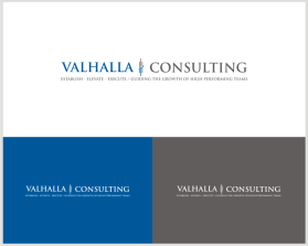 Logo Design entry 2524775 submitted by azka to the Logo Design for Valhalla Consulting run by JSBookerJr