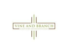 Logo Design Entry 2534374 submitted by fin to the contest for Vine and Branch Carpentry and Renovations run by psisson