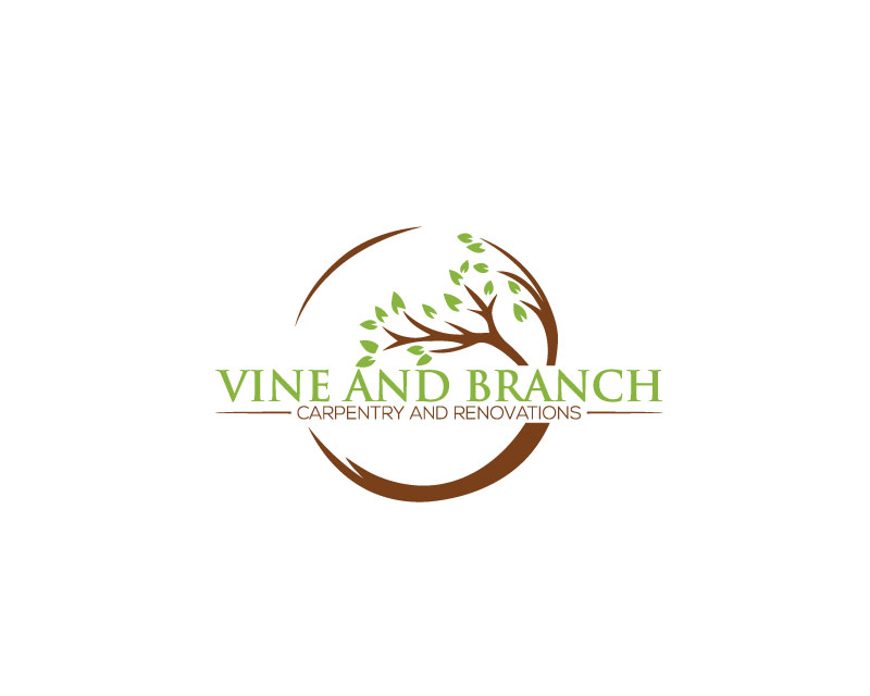 Logo Design entry 2534151 submitted by freelancernursultan to the Logo Design for Vine and Branch Carpentry and Renovations run by psisson