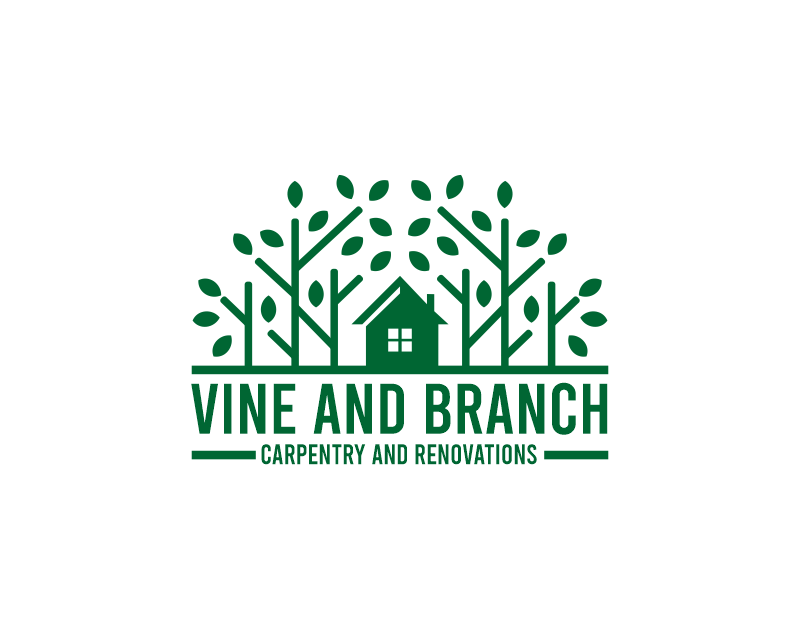 Logo Design entry 2529489 submitted by LizardSY to the Logo Design for Vine and Branch Carpentry and Renovations run by psisson
