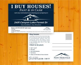 Business Card & Stationery Design Entry 2610476 submitted by Armchtrm to the contest for New Heritage Homes, Inc. run by Tyankovoy