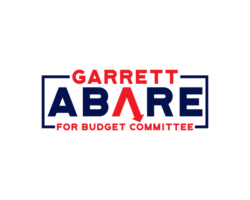 Logo Design entry 2532848 submitted by binbin design to the Logo Design for GARRETT ABARE FOR BUDGET COMMITTEE run by kabare