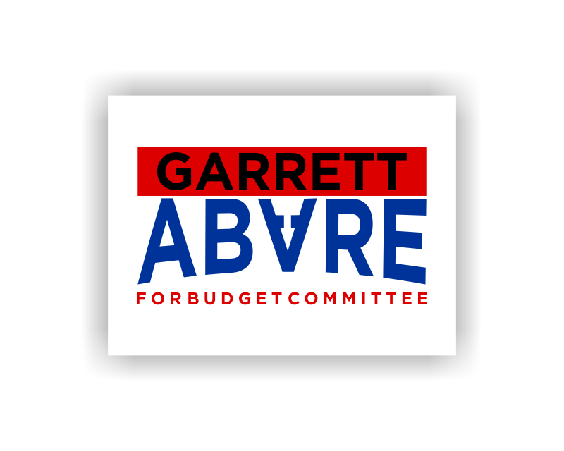 Logo Design entry 2534837 submitted by colis art to the Logo Design for GARRETT ABARE FOR BUDGET COMMITTEE run by kabare