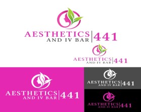 Logo Design Entry 2539230 submitted by Erumcreation8888 to the contest for Aesthetics 441 and IV Bar run by tmpanter