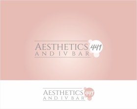 Logo Design Entry 2530547 submitted by Alessandra to the contest for Aesthetics 441 and IV Bar run by tmpanter