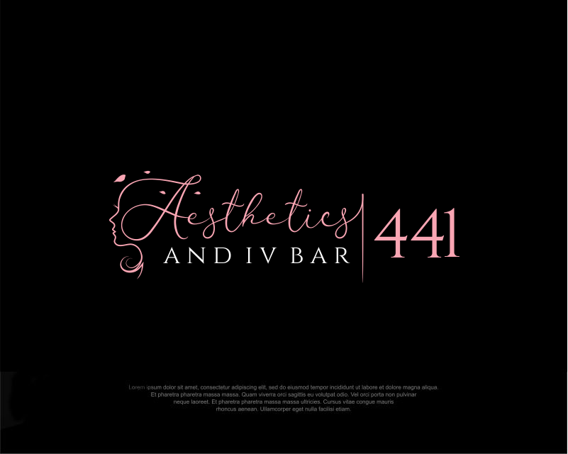 Logo Design entry 2539469 submitted by SATRI to the Logo Design for Aesthetics 441 and IV Bar run by tmpanter