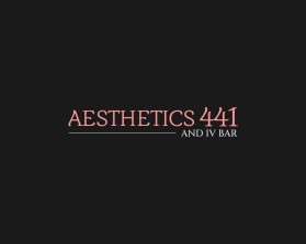 Logo Design Entry 2533980 submitted by defrhea to the contest for Aesthetics 441 and IV Bar run by tmpanter