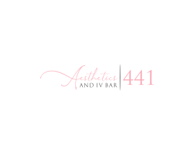 Logo Design entry 2530989 submitted by gEt_wOrk to the Logo Design for Aesthetics 441 and IV Bar run by tmpanter