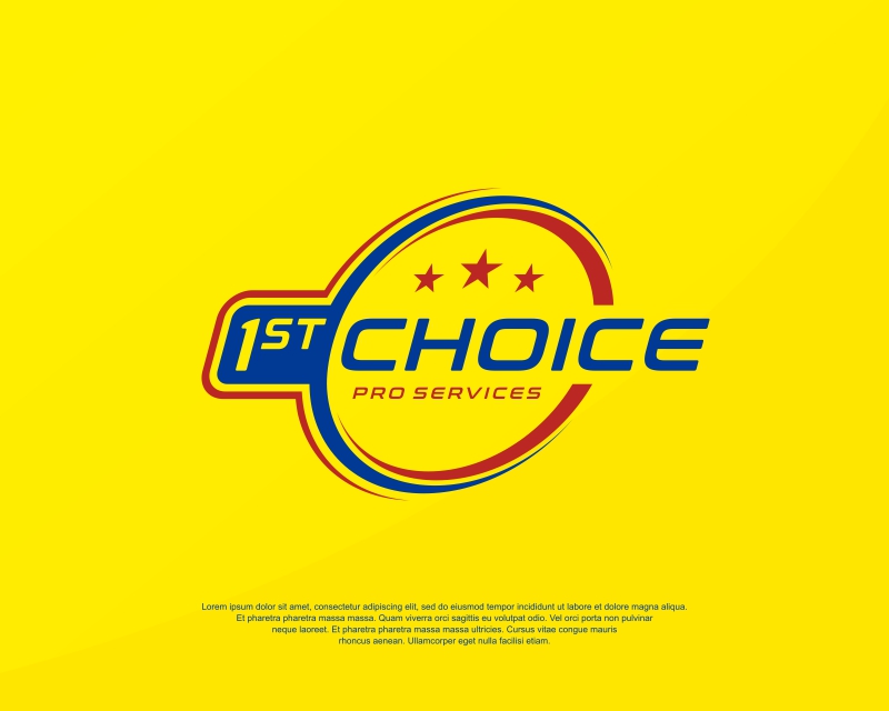 Logo Design entry 2541263 submitted by mannat1922z to the Logo Design for 1st choice pro services run by Brendan