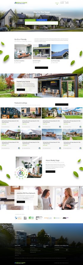 Web Design Entry 2618378 submitted by Ch@mp88 to the contest for Realty Sage run by gokari