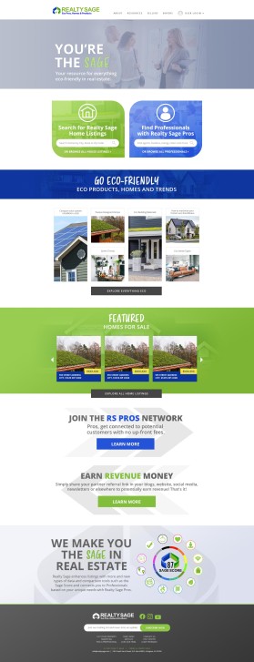 Web Design Entry 2614275 submitted by bcmaness to the contest for Realty Sage run by gokari
