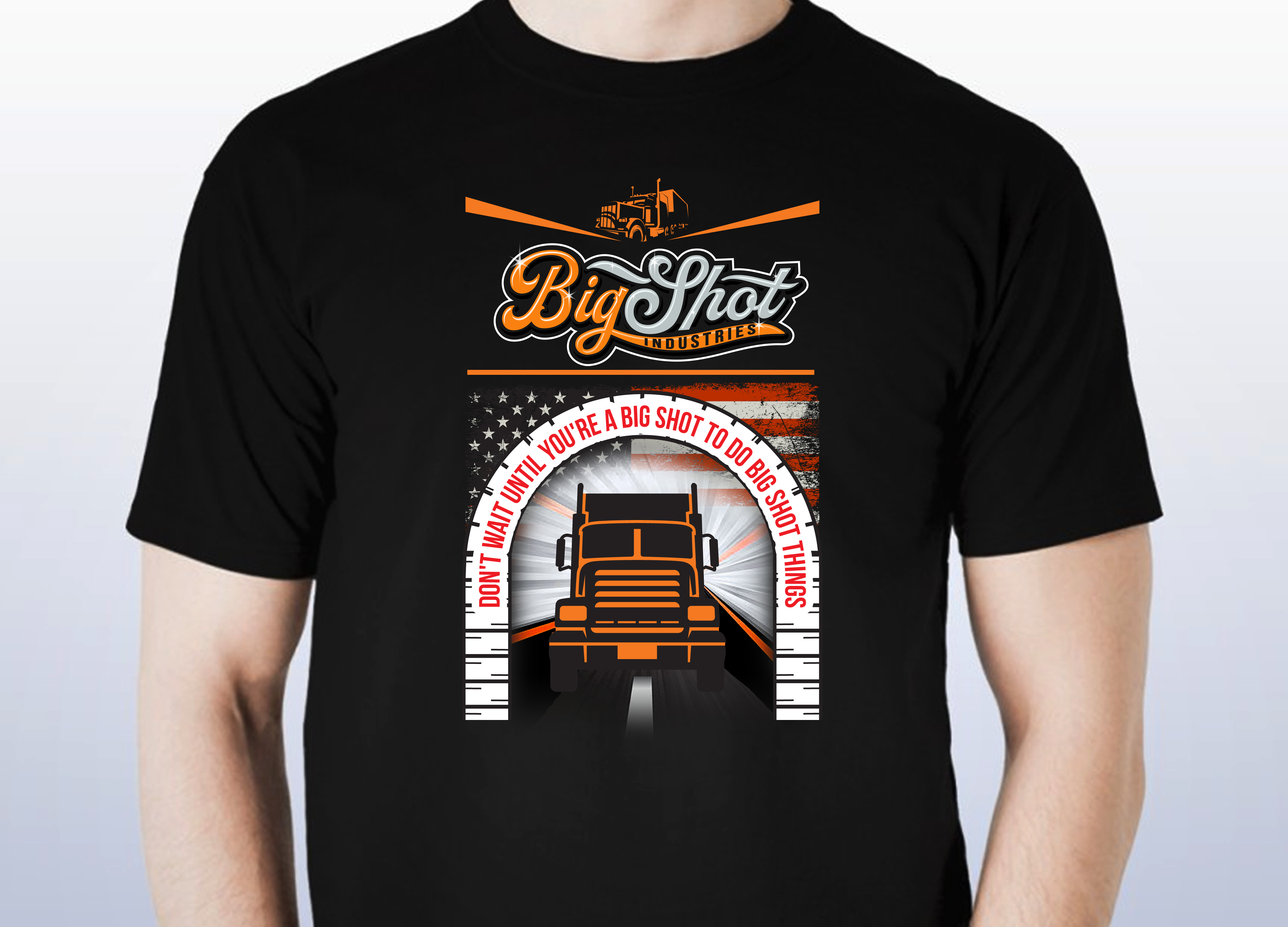 T-Shirt Design entry 2538412 submitted by Rashed251 to the T-Shirt Design for Big Shot Industries run by bigshotapparel
