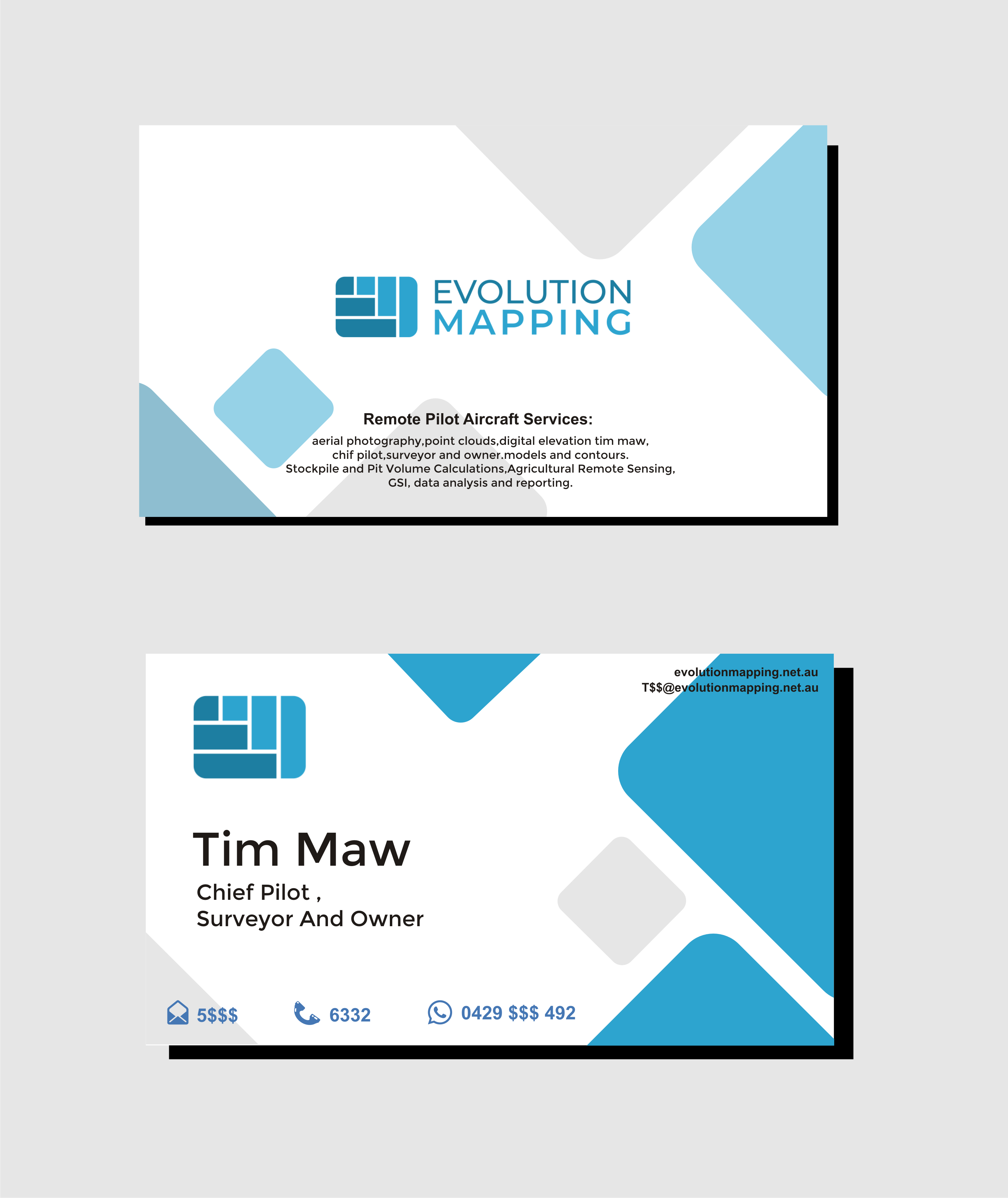 Business Card & Stationery Design entry 2546006 submitted by MKcreativestd to the Business Card & Stationery Design for Evolution mapping run by timmaw12