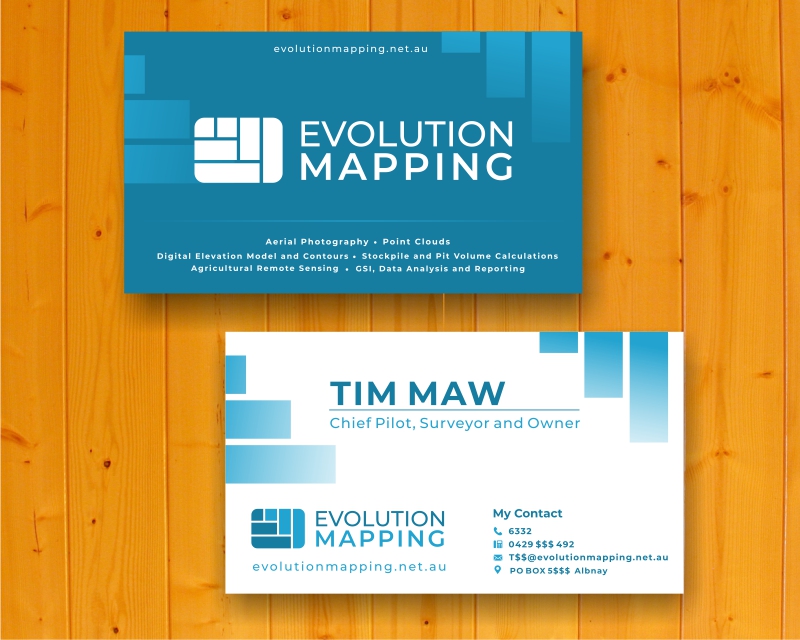 Business Card & Stationery Design entry 2551867 submitted by Armchtrm to the Business Card & Stationery Design for Evolution mapping run by timmaw12