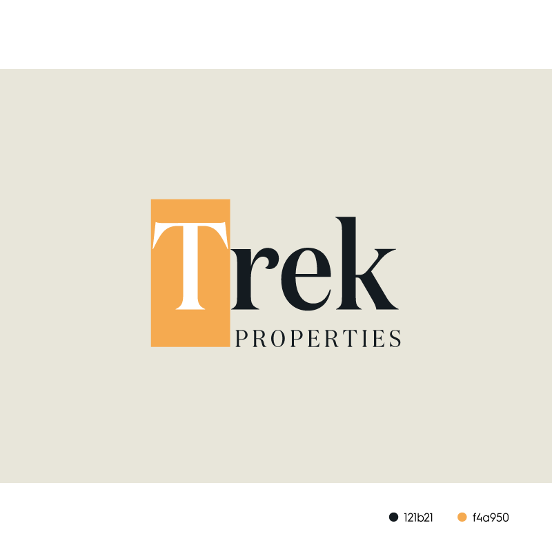 Logo Design entry 2544389 submitted by Lordmesk to the Logo Design for Trek Properties run by MayanMysatery