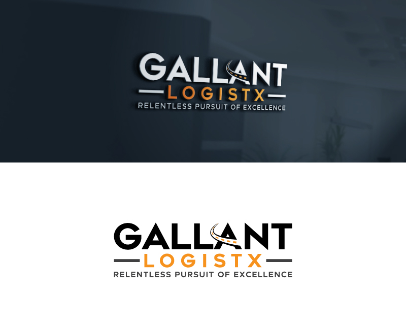 Logo Design entry 2545981 submitted by Ameer967 to the Logo Design for Gallant Logistx run by Gicat524