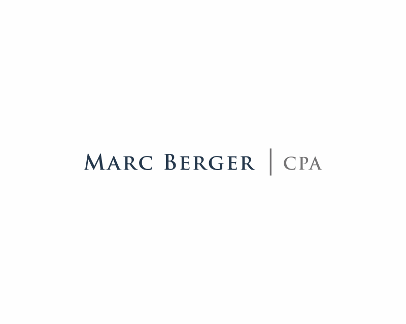 Logo Design entry 2548499 submitted by fai_art to the Logo Design for Marc Berger, CPA run by mitchellpiper
