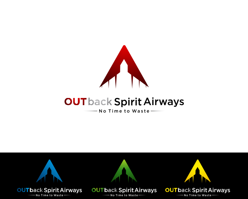 Logo Design entry 2549837 submitted by streetfiire DG to the Logo Design for OUTback Spirit Airways run by Neil_Allen