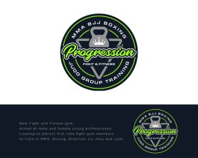 Logo Design Entry 2551543 submitted by FERGUN to the contest for Progression Fight & Fitness run by Dukedidier