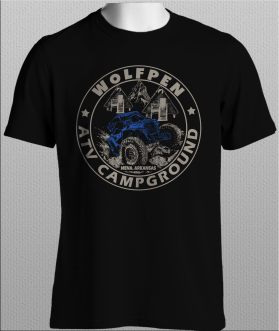 T-Shirt Design entry 2555399 submitted by duana4 to the T-Shirt Design for Wolfpen Atv Campground run by Wolfpen559
