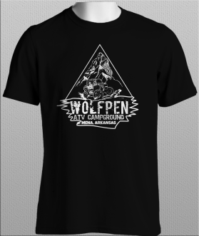 T-Shirt Design Entry 2635417 submitted by dragandjb to the contest for Wolfpen Atv Campground run by Wolfpen559