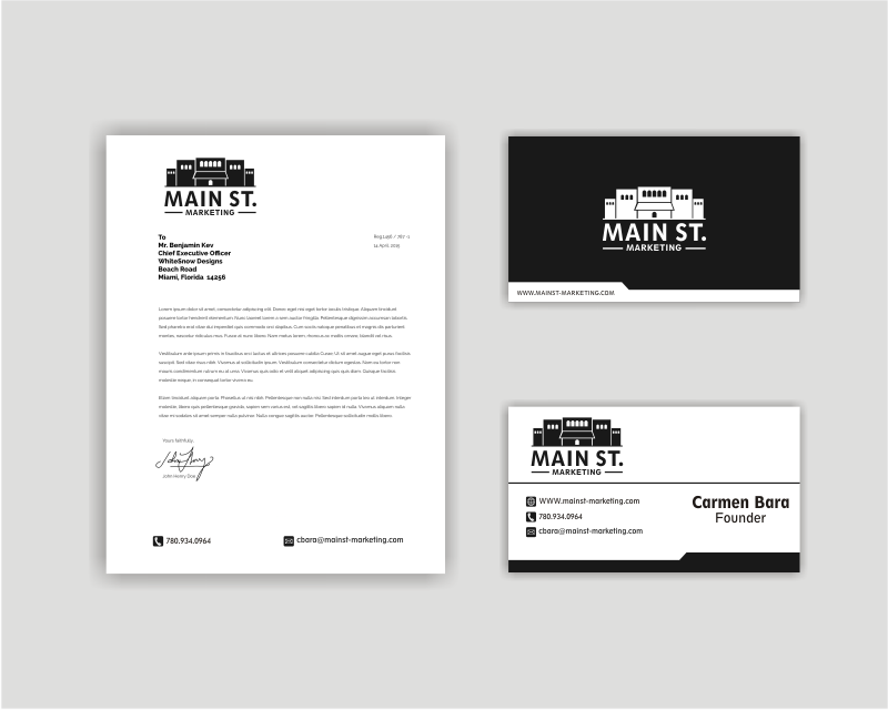 Business Card & Stationery Design entry 2634754 submitted by azka