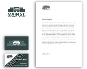 Business Card & Stationery Design entry 2554388 submitted by rofiiqx to the Business Card & Stationery Design for Main St. Marketing run by cbara