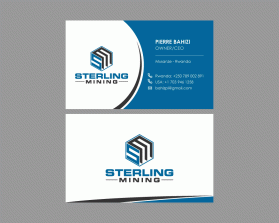 Business Card & Stationery Design entry 2557056 submitted by Glukhota to the Business Card & Stationery Design for Sterling Mining Ltd run by MAParker